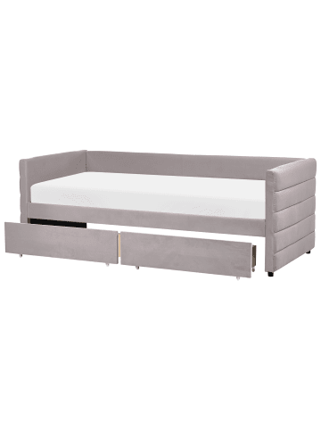 Beliani 2-tlg Einzelbett MARRAY in Grau