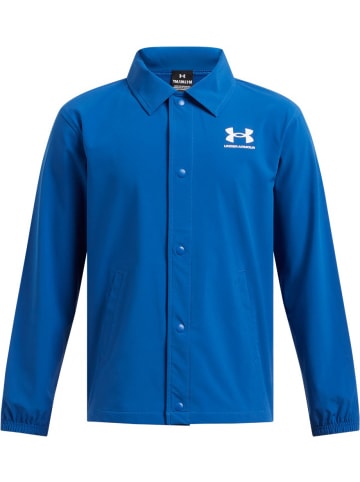 Under Armour Kinder Sweatjacke "Ua B Icon Woven Coach Jkt" in Blau