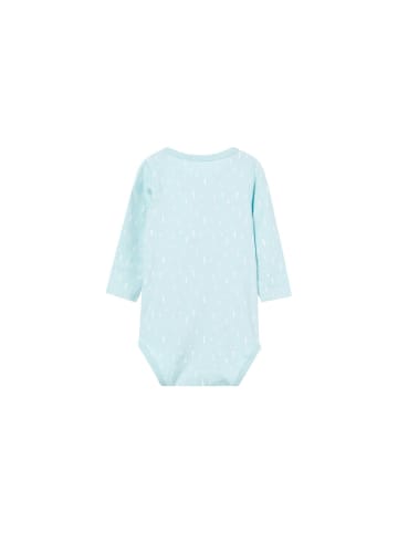 name it Jungen langarm Baby Wickelbody in Blau