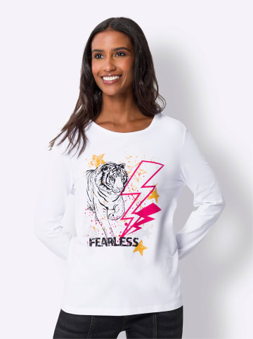 Heine Langarmshirt in weiß
