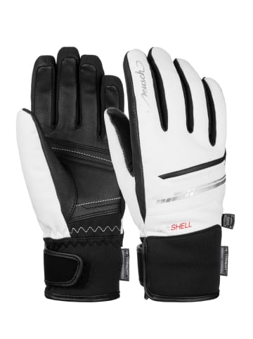 Reusch Fingerhandschuhe Tomke STORMBLOXX in white / black