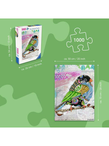 Ravensburger Ravensburger Puzzle 1.000 Teile Bunter Vogel in bunt