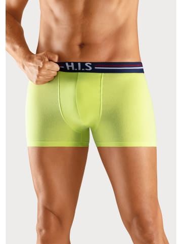 H.I.S Boxer in grün, lime, blau, rot, schwarz