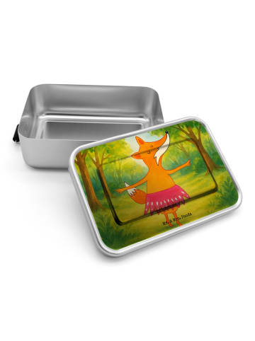 Mr. & Mrs. Panda Snackbox Fuchs Ballerina Design ohne Spruch in Weiß