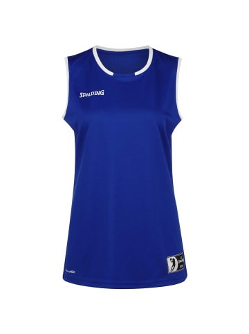 Spalding Tanktop Move in blau / weiß