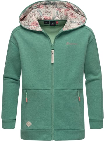 ragwear Kapuzensweatjacke Theera Zip in Mint