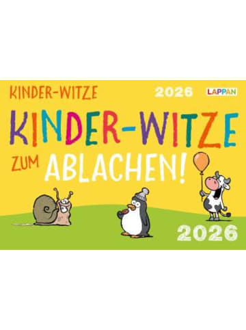 LAPPAN Kalender - Kinder-Witze zum Ablachen! 2026: Mein Kalender für jeden Tag