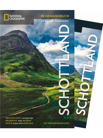 NG Buchverlag NATIONAL GEOGRAPHIC Reisehandbuch Schottland mit Maxi-Faltkarte