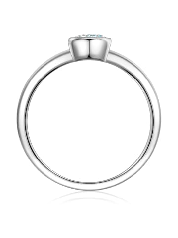 Trilani Ring aus Sterling Silber mit Zirkonia in silber