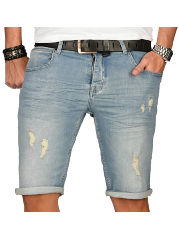 Alessandro Salvarini Jeansshorts Salvarini-Shorts-Multi2 in Blue