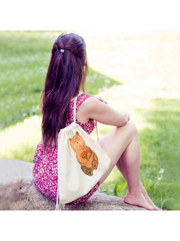 Mr. & Mrs. Panda Stofftasche Bär Dankbar ohne Spruch in Creme