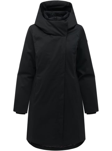ragwear Wintermantel Pavleen Y in Black