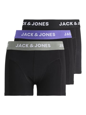 JACK & JONES Junior 3er-Pack Trunks in Black