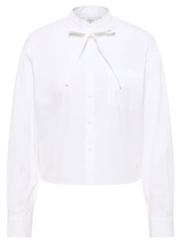 Eterna Signature Shirt Bluse Popeline Langarm in Weiß
