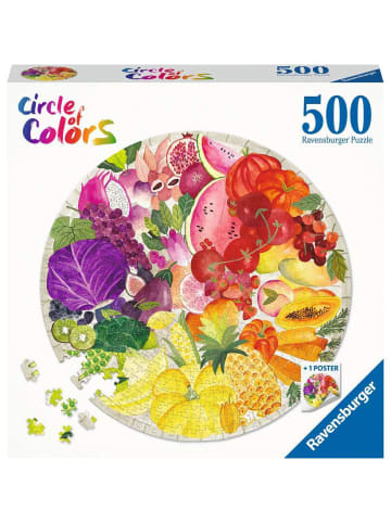 Ravensburger Puzzle 500 Teile Circle of Colors - Obst & Gemüse Ab 12 Jahre in bunt