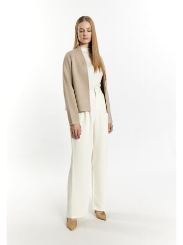 DreiMaster Klassik Damen Strickjacke in Steinbeige