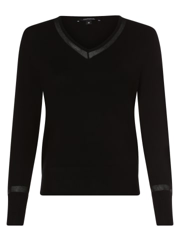 comma Strickpullover in schwarz