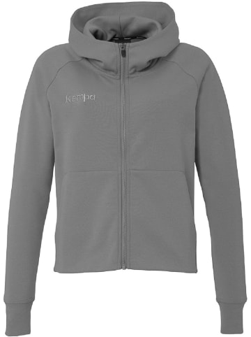 Kempa Trainingsjacke "Stmnt Kapuzenjacke Damen" in Grau