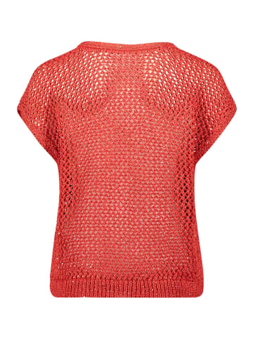 BETTY & CO Strickpullunder mit Effektgarn in Dunkelrot