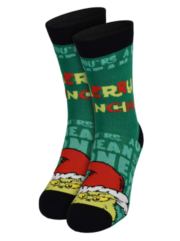 The Grinch The Grinch Socken - Merry Grinchmas Sneaker in grün