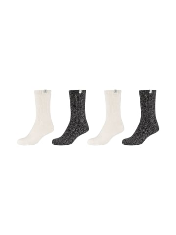 Skechers Socken 4er Pack warm & cozy in black mouliné