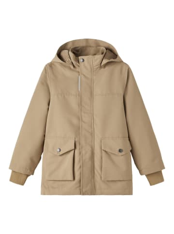name it Legere Jacke Soft mit Kapuze Dünne Übergangsjacke NKMMALEX in Braun