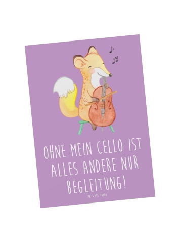 Mr. & Mrs. Panda Postkarte Zeichenllo Magie mit Spruch in Lavendeltraum