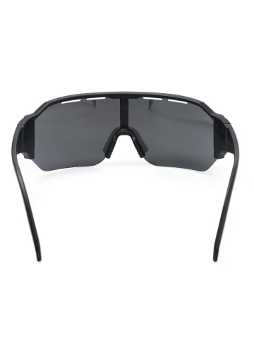 YEAZ SUNVIBE Sport-Sonnenbrille Black/Silver in schwarz / silber