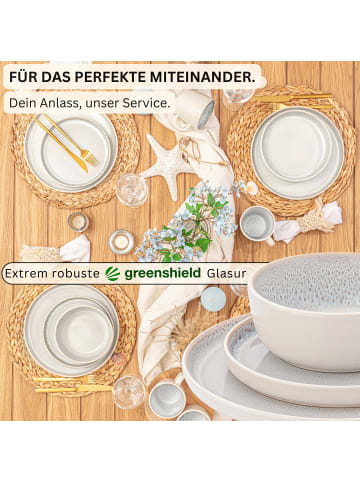 Sänger Kombiservice Kreta - 30 teilig aus Steingut