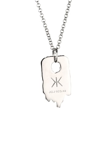 KUZZOI Halskette 925 Sterling Silber in Silber