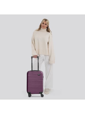 Redolz Essentials 16 CABIN 4-Rollen Kabinentrolley 55 cm slim burgundy