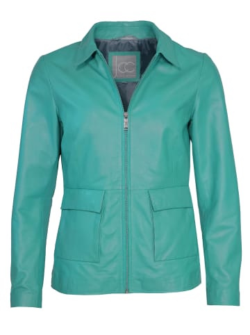 JCC Lederjacke 3102222 in deep turquoise