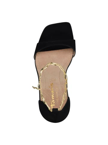 Tamaris Heart & Sole Sandalette in BLACK