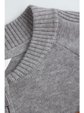 Coccodrillo Baumwoll-Cardigan in grau
