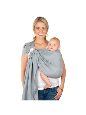 Hoppediz Babytragetuch Ring-Sling ultraleicht in Hamburg graphit