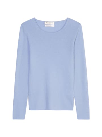 Marc O'Polo Langarm-Strickpullover slim in fresh sky