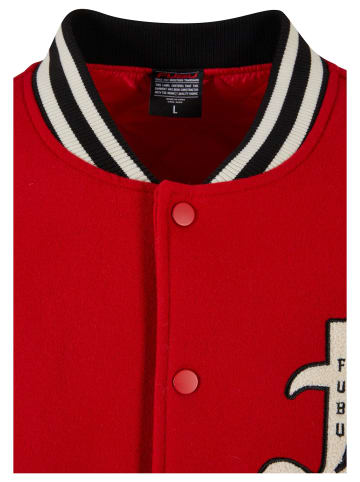 FUBU FUBU Bomberjacken in red/offwhite/black