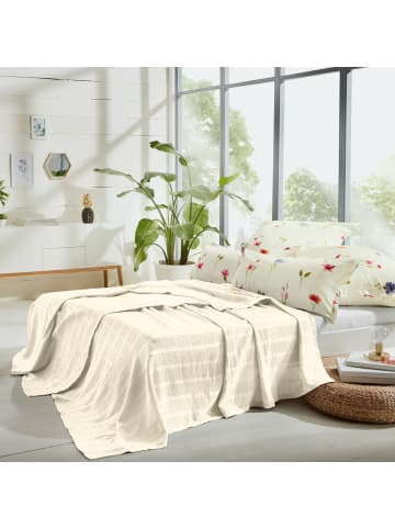 Erwin Müller Baumwolle Sommerdecke Trient in natur