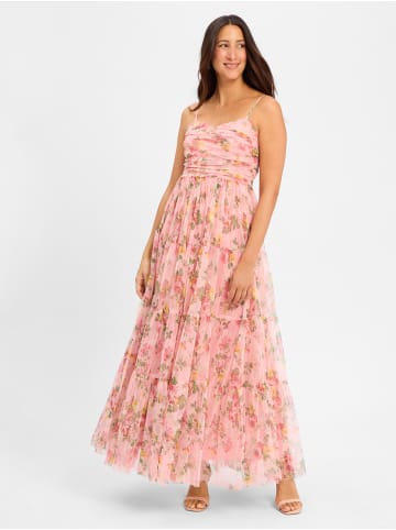 Marie Lund Kleid in rosa mehrfarbig - 0002