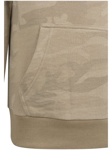 Urban Classics Urban Classics Herren High Neck Camo Hoody in sand camo