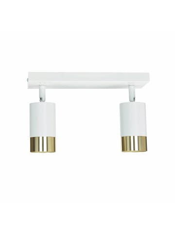 Licht-Erlebnisse Spot Strahler (B)25 x (L)7.4 x (H)16 cm in Weiß Gold