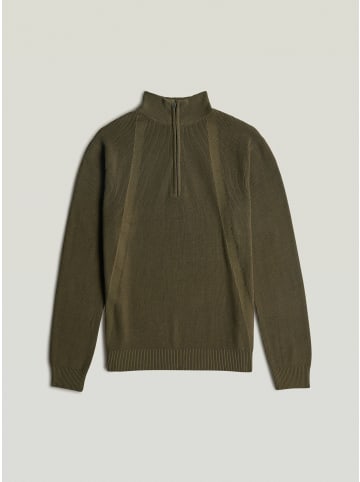 G-Star Raw Structured Half Zip Knit dark olive