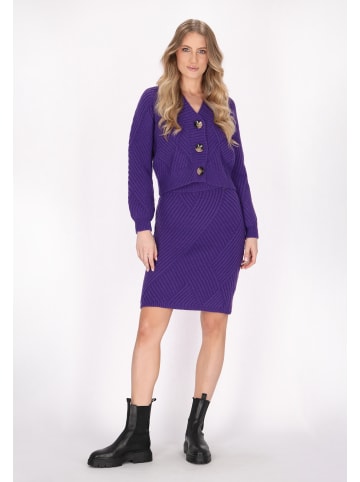 DreiMaster Vintage Damen Cardigan in Violett