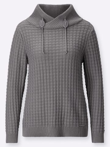 WITT WEIDEN Langarm-Pullover in grau