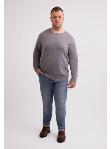 CASH-MERE.CH Rundhals Pullover in Grau