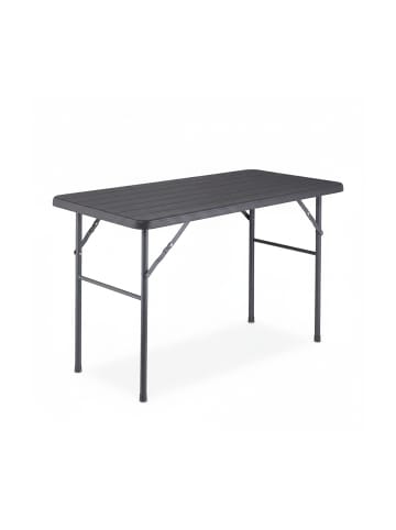 relaxdays Gartentisch in Grau - (B)118 x (H)74 x (T)60 cm