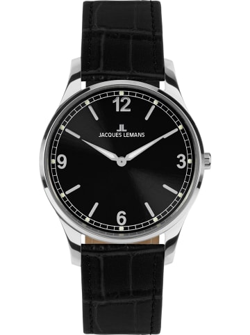 Jacques Lemans Uhr in Schwarz
