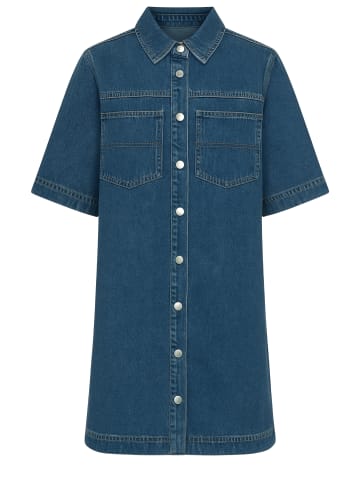 Norr kleid Ninni in Medium blue denim