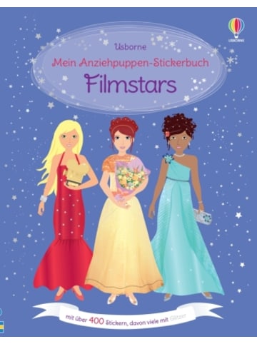 Usborn Buch - Mein Anziehpuppen-Stickerbuch: Filmstars