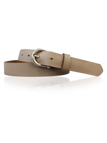 FRONHOFER Ledergürtel in Taupe
